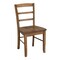 International Concepts 42 in. Dual Drop Leaf Table with 4 Ladder Back Dining Chairs - 5 Piece Dining Set K46-42DP-C59-2-4 - alternate 4